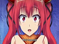 Redhaired hentai teen gets banged after losing a match